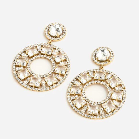 J. Crew Crystal Drop Cocktail Earrings - Picture 4 of 8